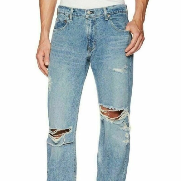 Levis 569 ripped jeans Clearance